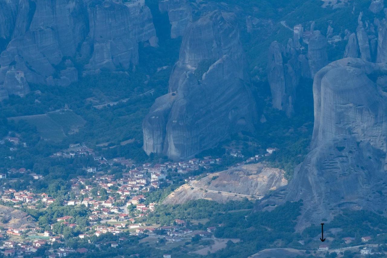 קאלאבאקה Majestic View Home Just Under Meteora Unesco Site מראה חיצוני תמונה